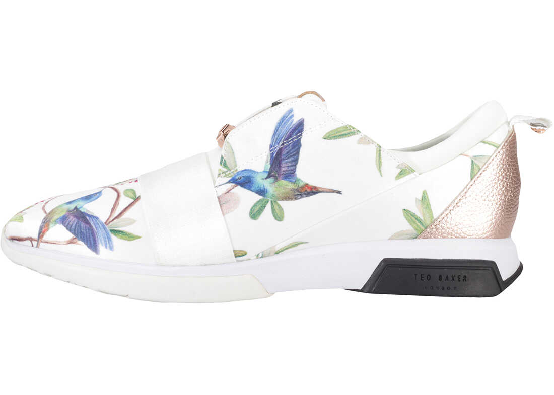 Tenis Ted Baker Cepap Trainers In White Multicolour White
