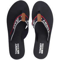 Sandale Tommy Jeans Mid Beach Sandals In Navy Red White Femei