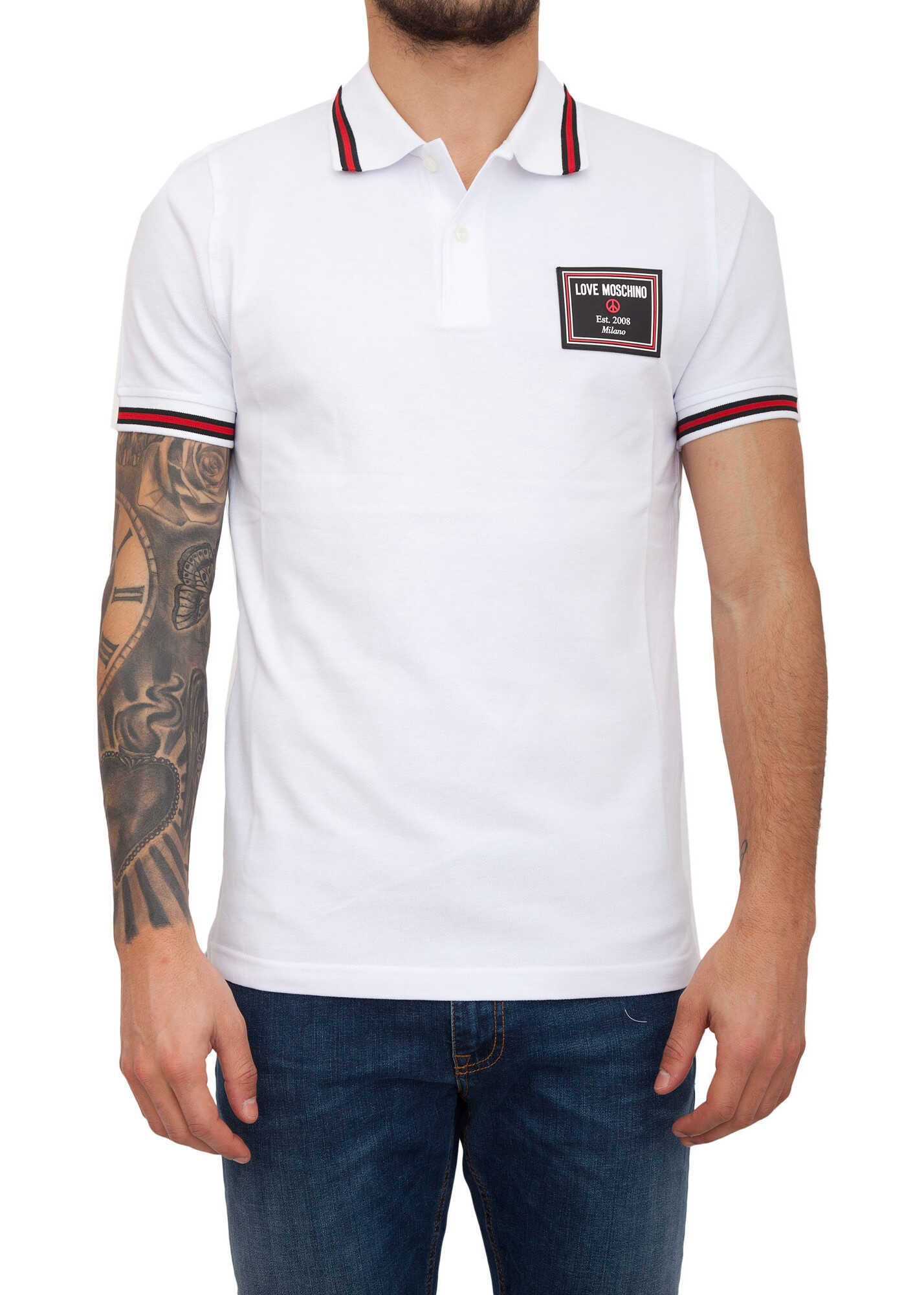 Tricou LOVE Moschino CC0734E0 WHITE