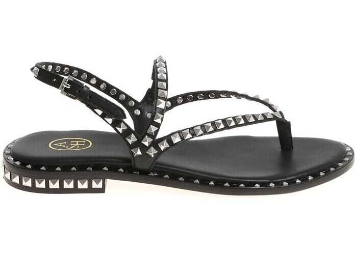 ASH Peps Sandals In Black Black