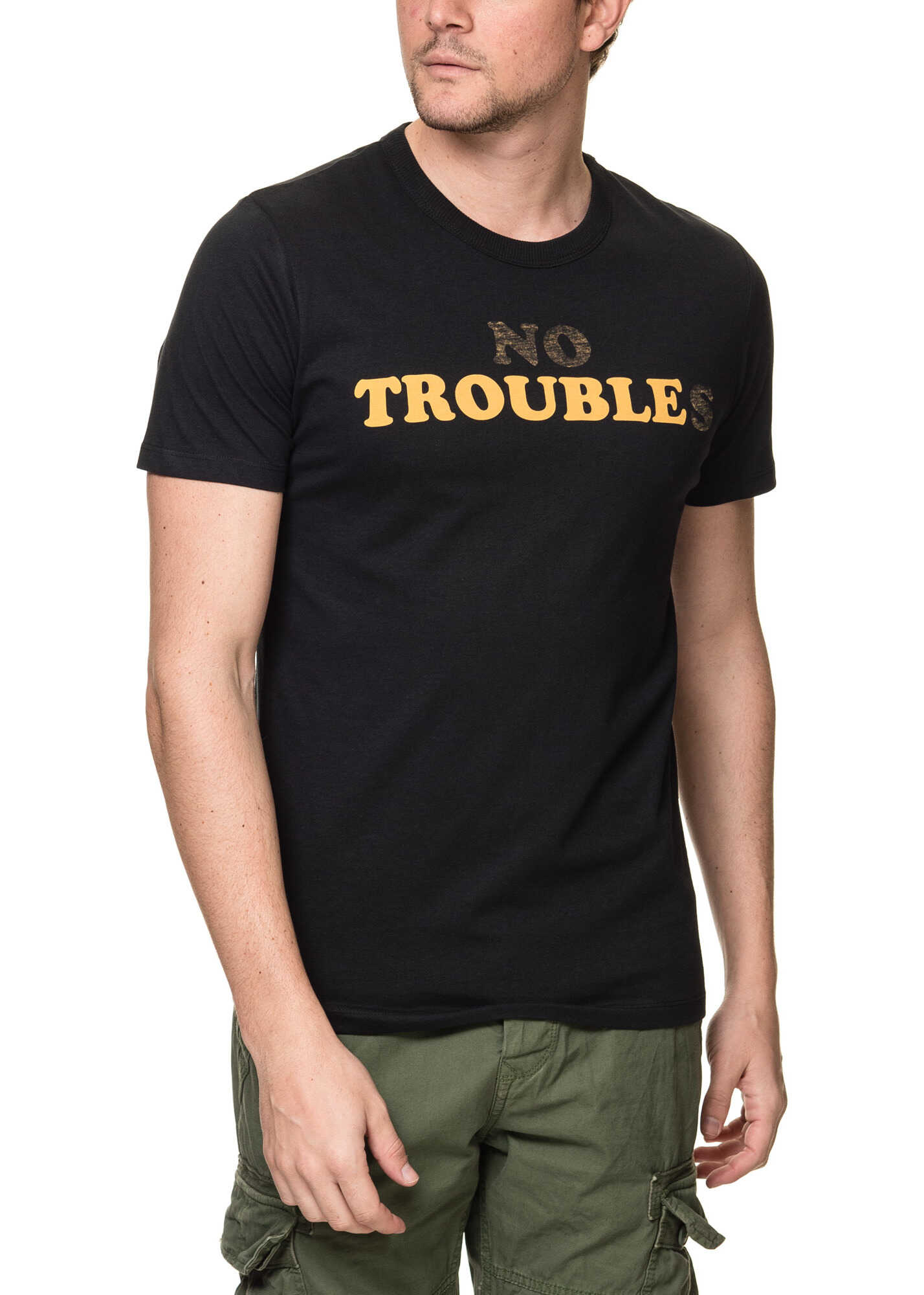 Tricou JACK & JONES Faden Men's Black T Shirt Tap Shoe
