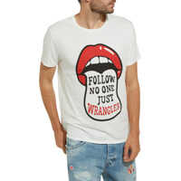 Tricouri Festival Men's White T Shirt Barbati