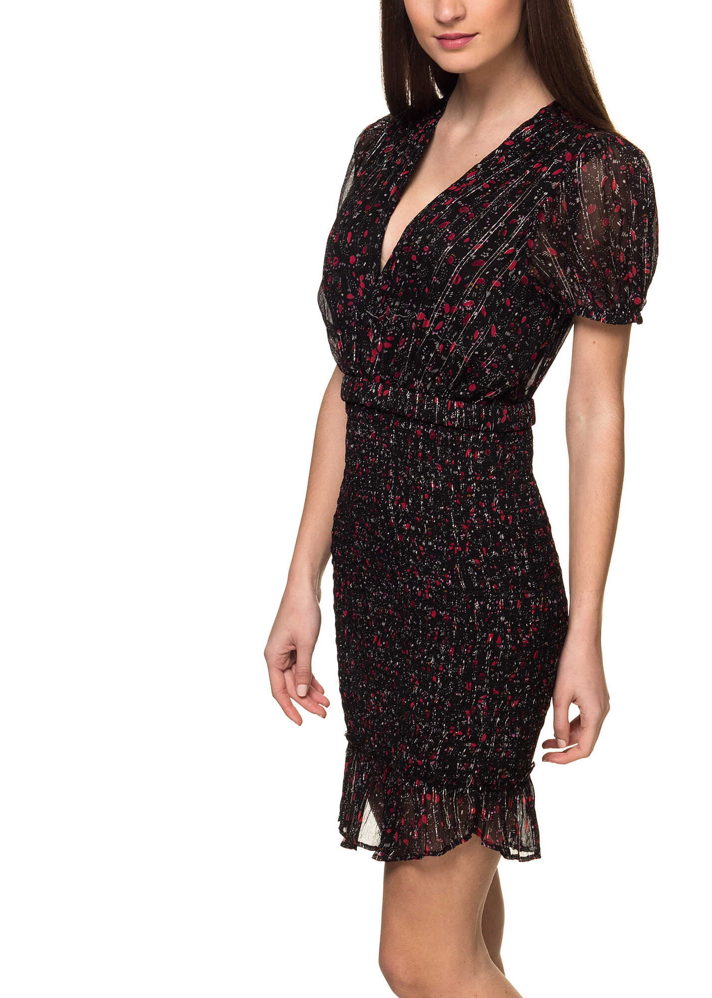 Rochie Free People Baby Love Women's Black Floral Dress Black Combo