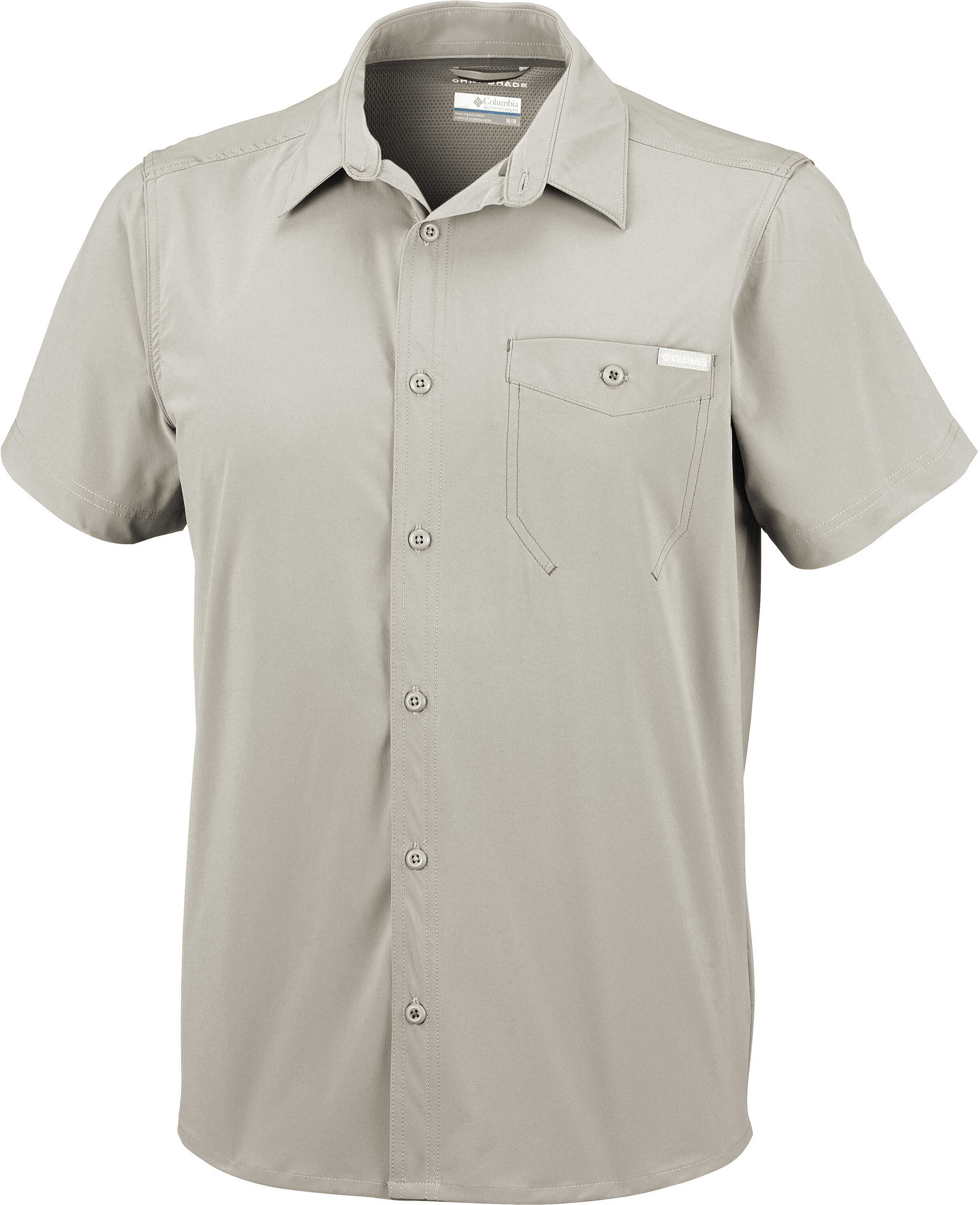 Columbia Triple Canyon Solid Short Sleeve Shirt AM0432 Fossil