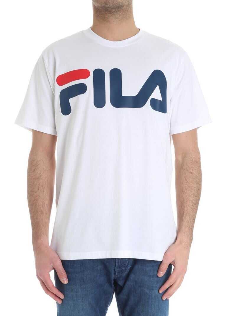 Tricou Fila White T-Shirt With Logo Print White