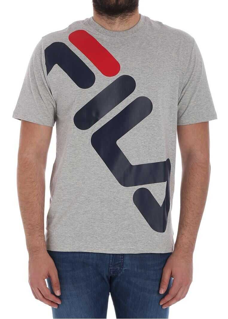 Tricou Fila Gray Melange Graphic T-Shirt Gray