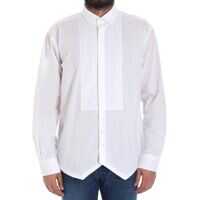 Camasi elegante White Shirt With Plastron Barbati