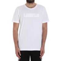 Tricouri White Cotton T-Shirt With Logo Barbati