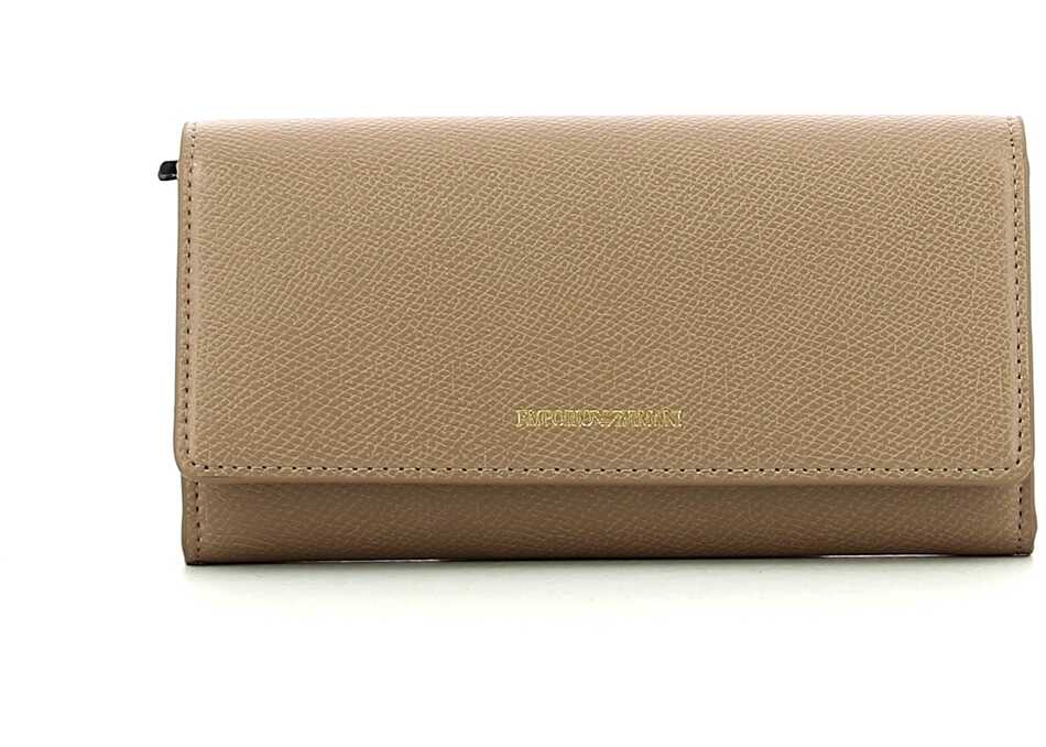 Portofel Emporio Armani BCA4E69AF0 BEIGE/LILLA