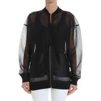 Bluze Trening & Hanorace Black Mesh Sweatshirt Femei