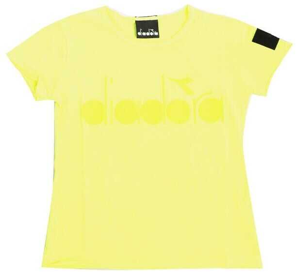 Tricou Diadora Neon Yellow T-Shirt With Logo Yellow