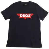 Tricouri Blue T-Shirt With Red Logo Baieti
