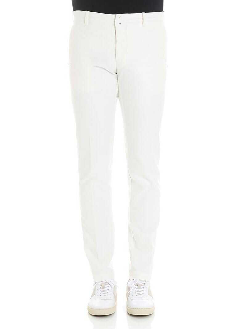 Pantalon Incotex White Trousers White