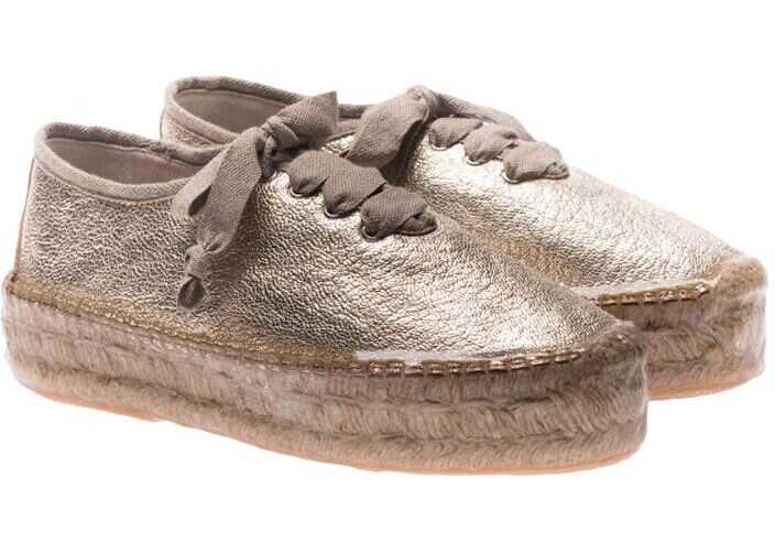 Premiata Golden Espadrilles Gold