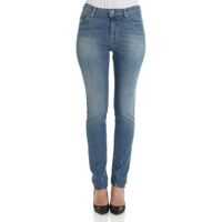 Blugi Light Blue Cotton Jeans Femei