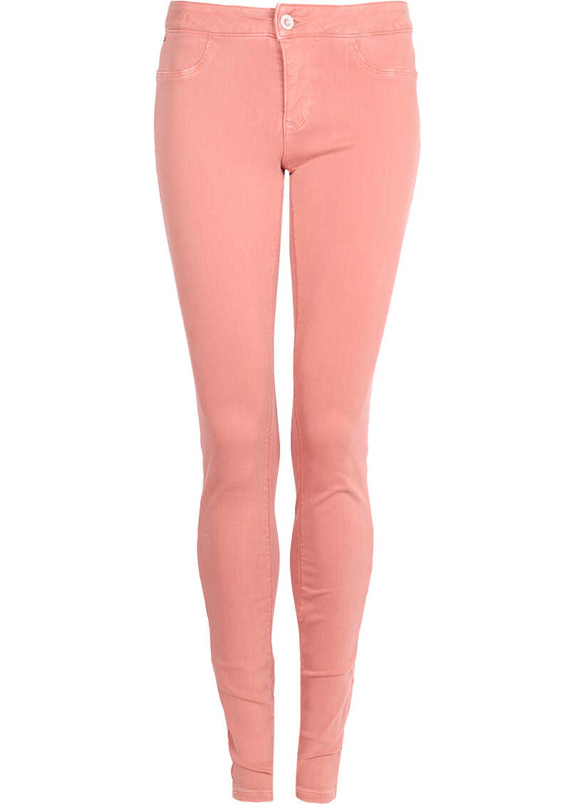 Pantalon Tommy Hilfiger Jeggingsy Różowy