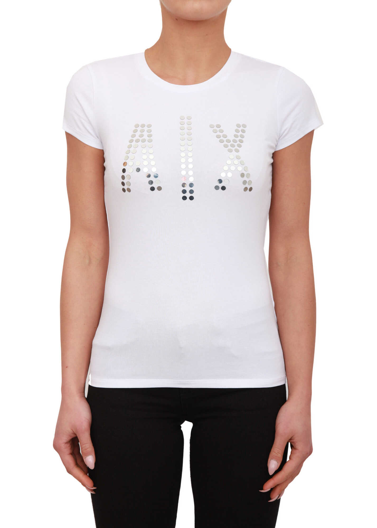 Tricou Armani Exchange DD45382C WHITE