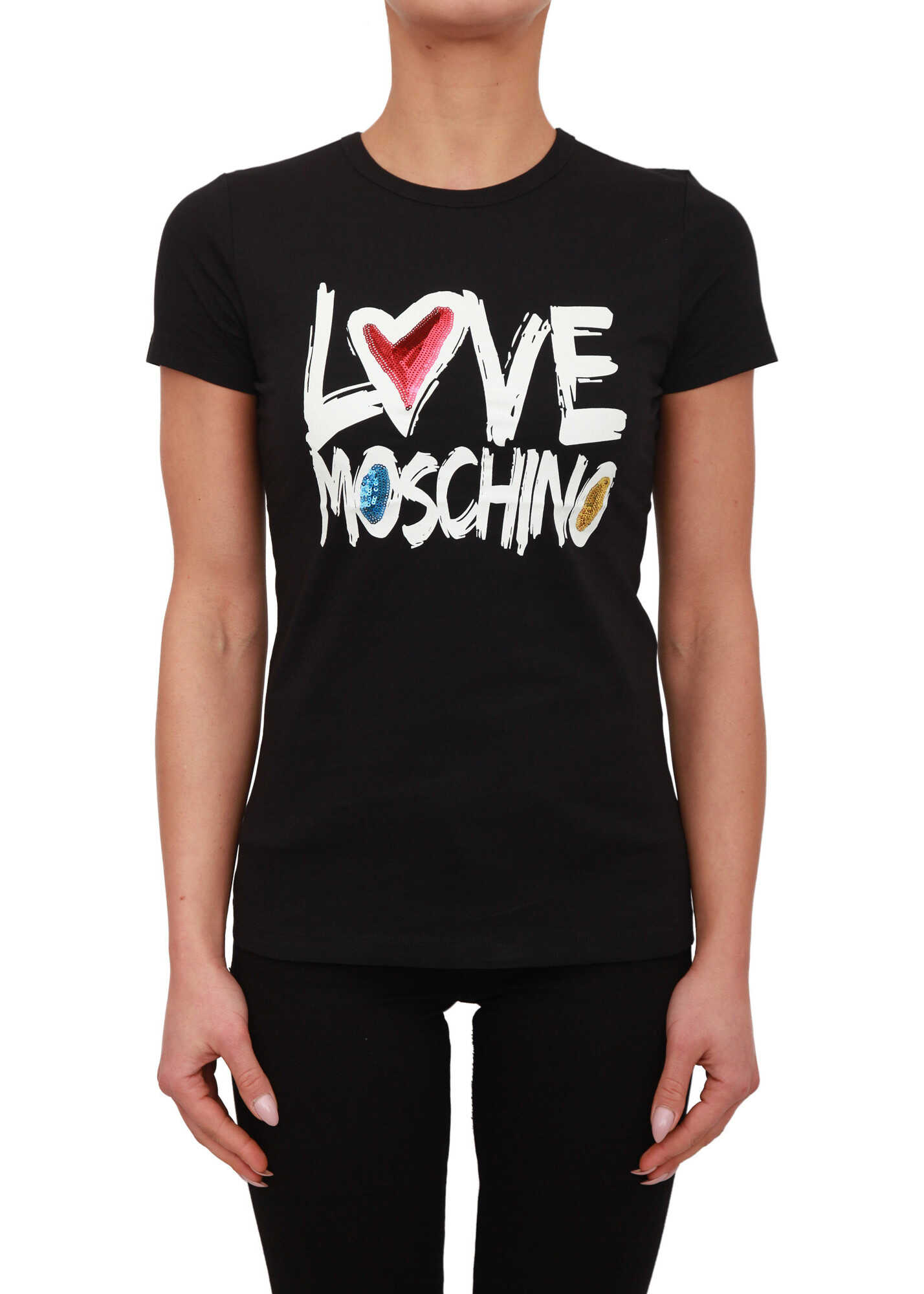 Tricou LOVE Moschino 11114910 BLACK