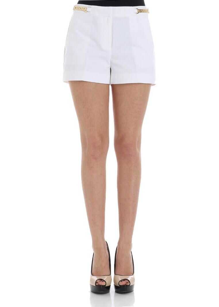 Pantalon Michael Kors White Cotton Shorts White
