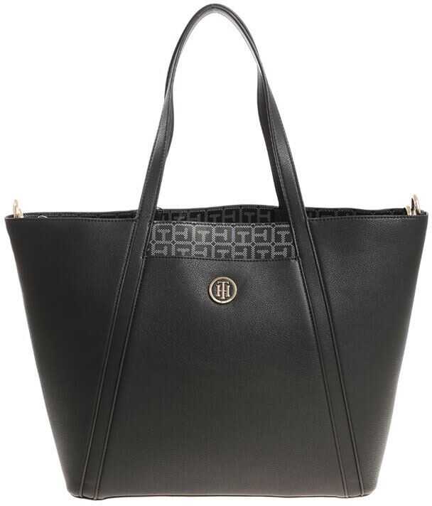 Geanta femei Tommy Hilfiger Black Tote Bag Black