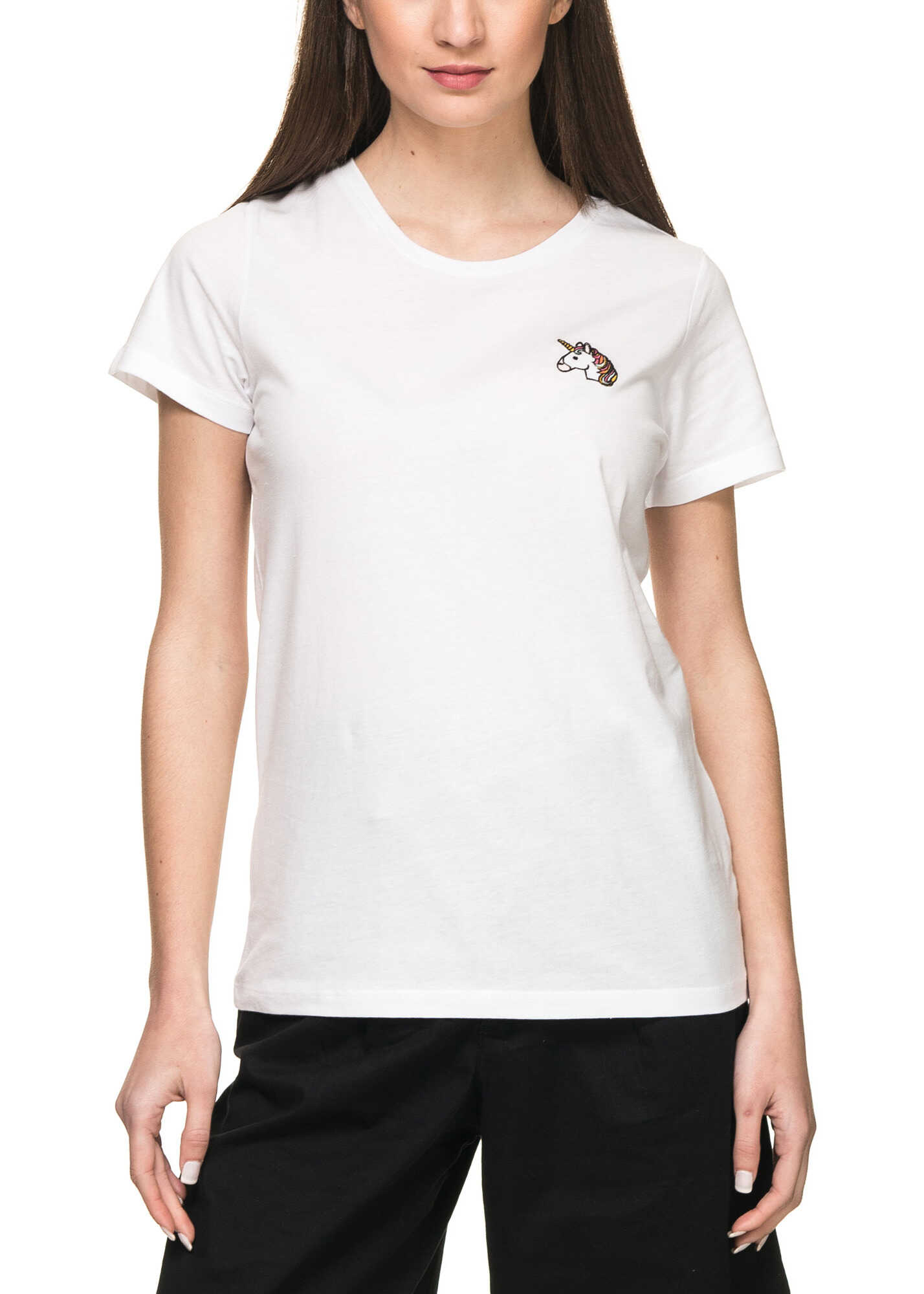 Tricou SUBLEVEL Women's White T Shirt White
