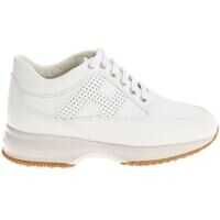 Sneakers Interactive Sneakers With Perforated Logo In White Femei