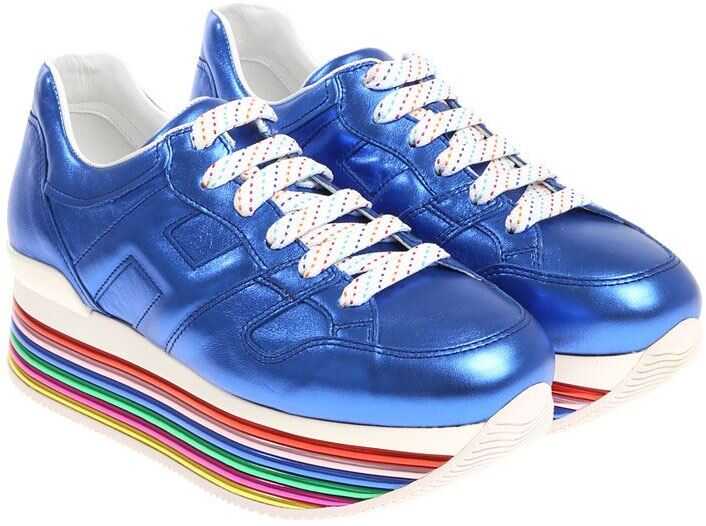 Tenis Hogan Laminated Blue H352 Sneakers Blue