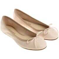 Balerini casual Nude Ballerinas With Bow Femei