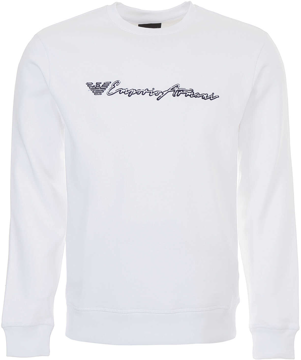 Bluza Emporio Armani Logo Sweatshirt BIANCO OTTICO
