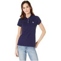 Tricouri Polo Solid Pique Polo Shirt Femei