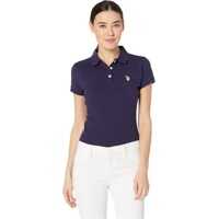 Sandale Solid Pique Polo Shirt Femei