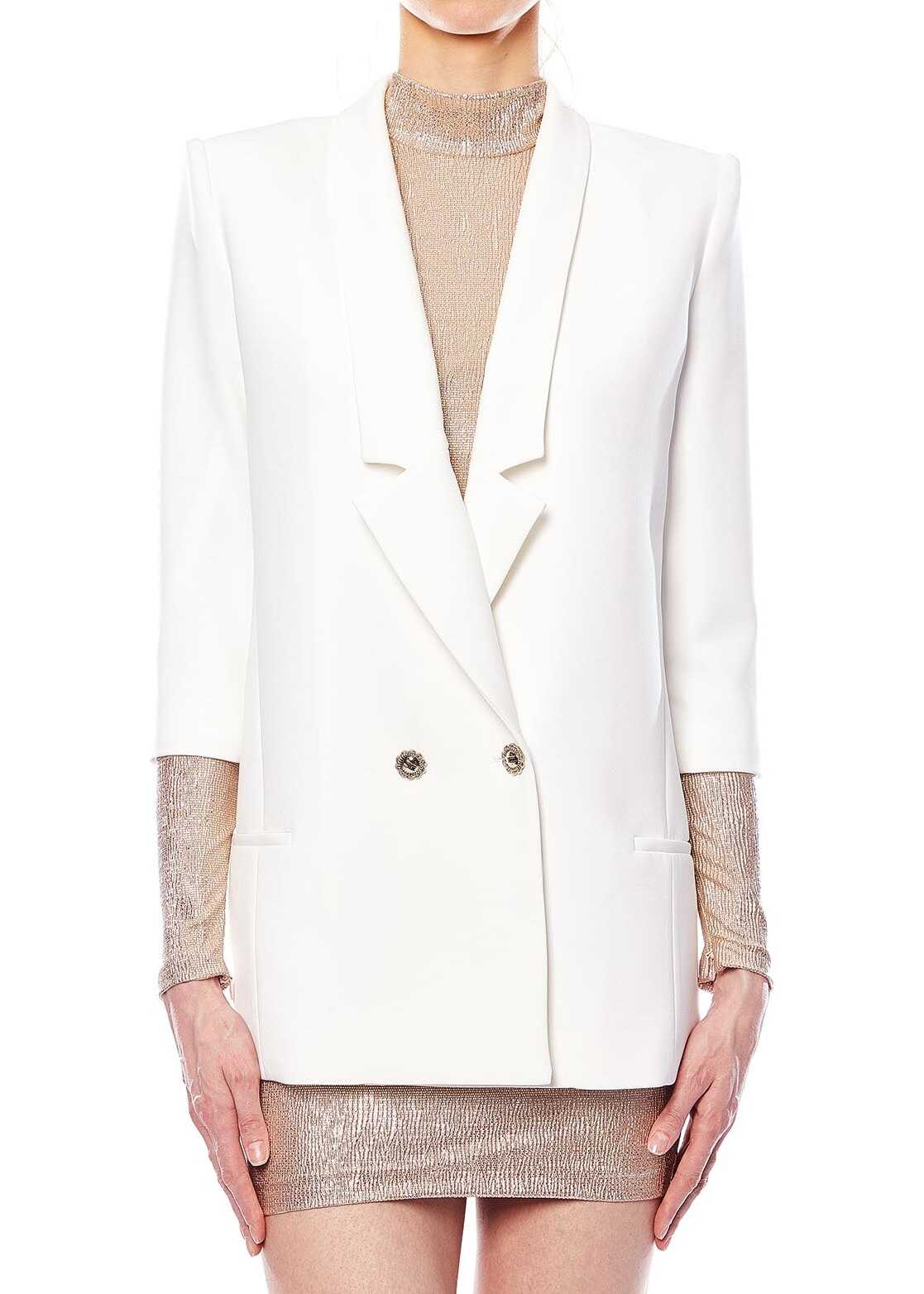 Sacou Elisabetta Franchi Blazer White