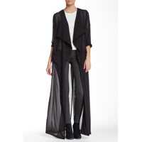 Pulovere Long Sheer Chiffon Duster* Femei
