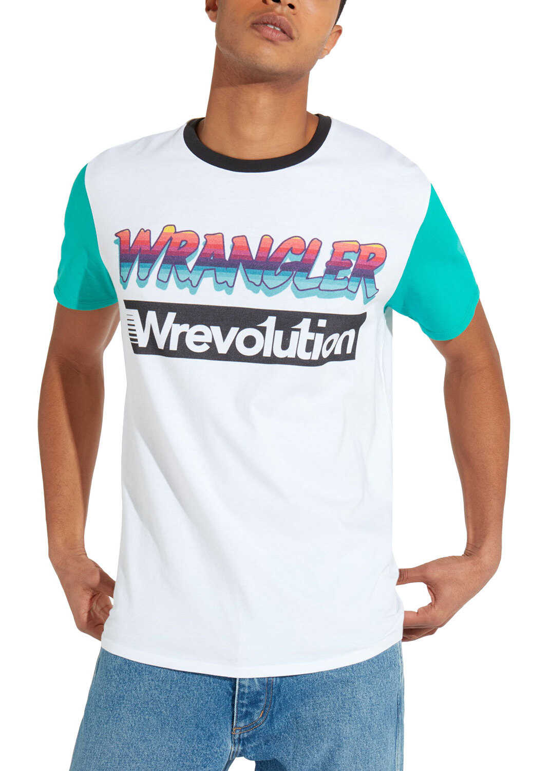 Tricou Wrangler Revolution Tee Men's White T Shirt White