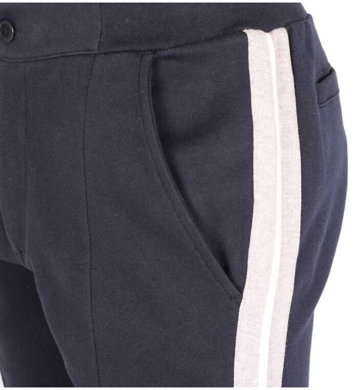 Pantaloni casual Paolo Pecora B021 Granatowy Barbati (BM 5782254) 7