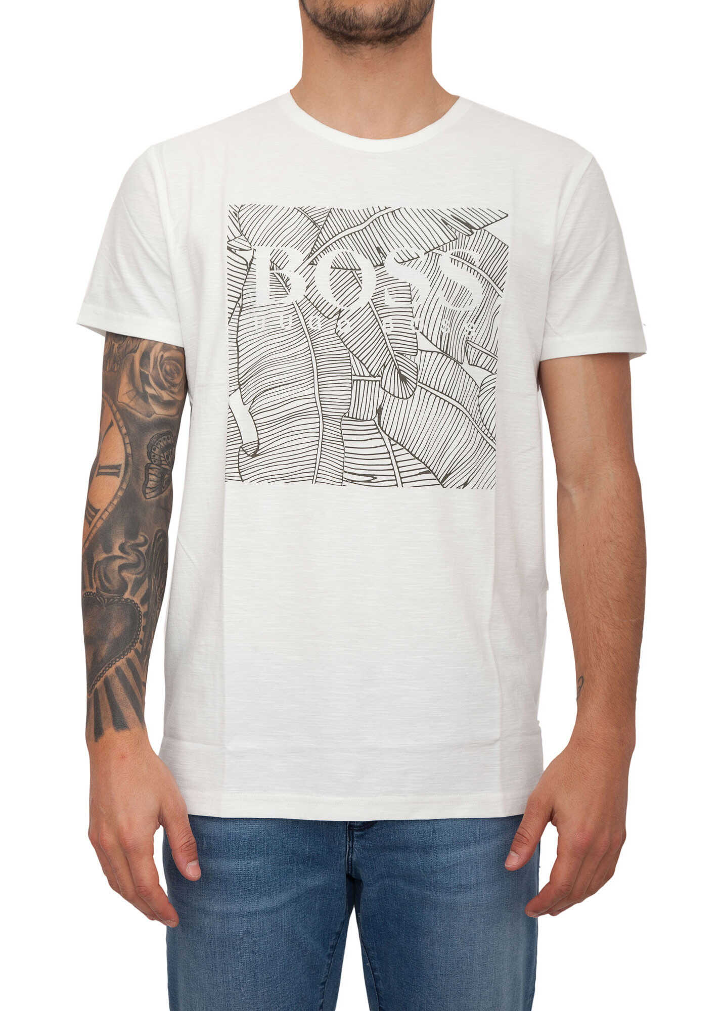 Tricou BOSS Hugo Boss 0AA229DD WHITE