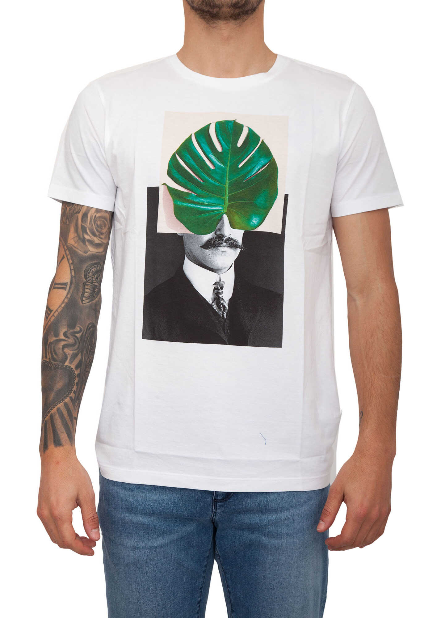 Tricou BOSS Hugo Boss 3A4A1DDD WHITE