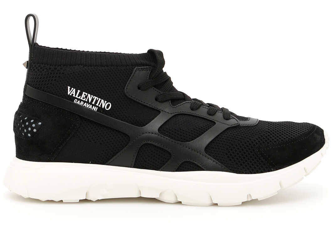 Tenis Valentino Garavani Sound High Sneakers NERO