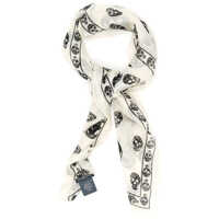 Esarfe Alexander McQueen Skull Silk Scarf