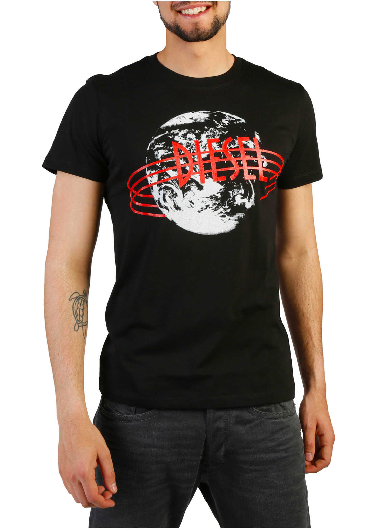 Tricou Diesel T-Diego-Nc_00Svr6_0091B Black