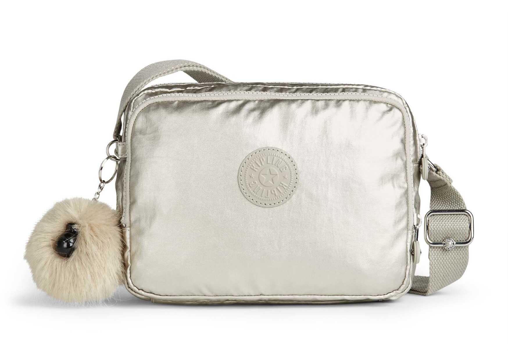 Geanta femei Kipling D2AEF8631E SILVER BEIGE