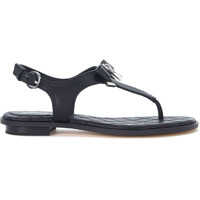 Sandale Sandalo Michael Kors Alice In Pelle Nera Con Fiocco E Ciondolo Femei