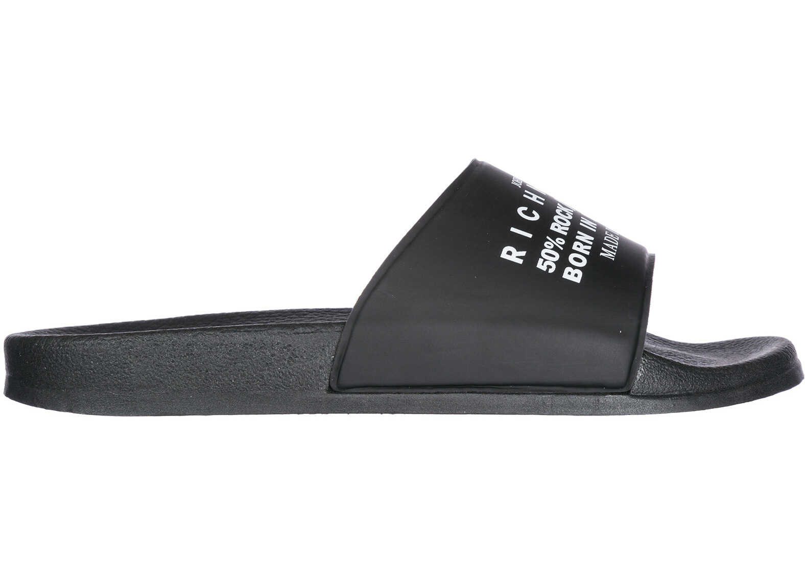Slap John Richmond Sandals Rubber Black