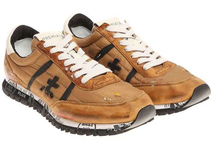 Tenis Premiata Light Brown Sean Sneakers Brown