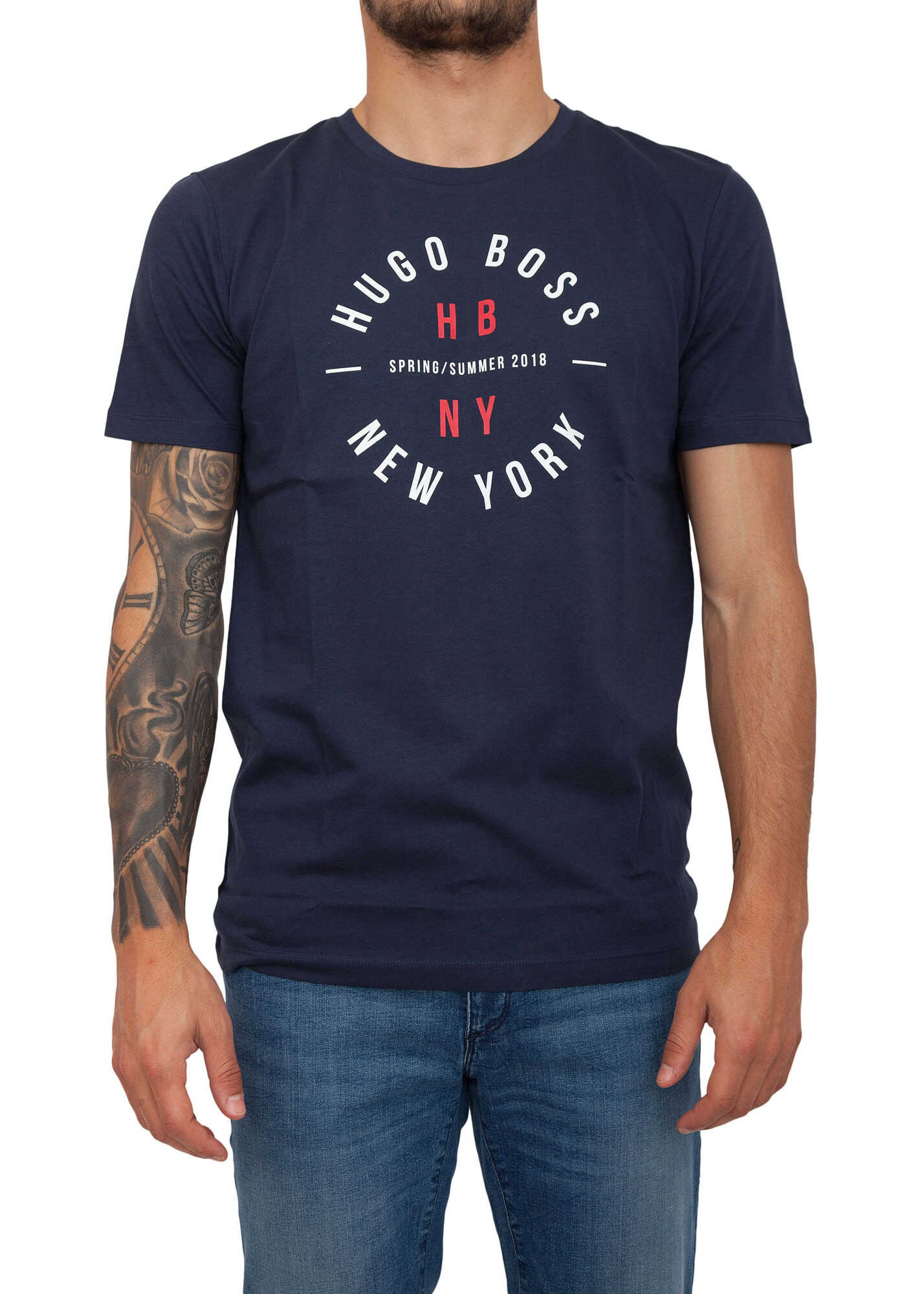 Tricou BOSS Hugo Boss 0890C9FA BLUE