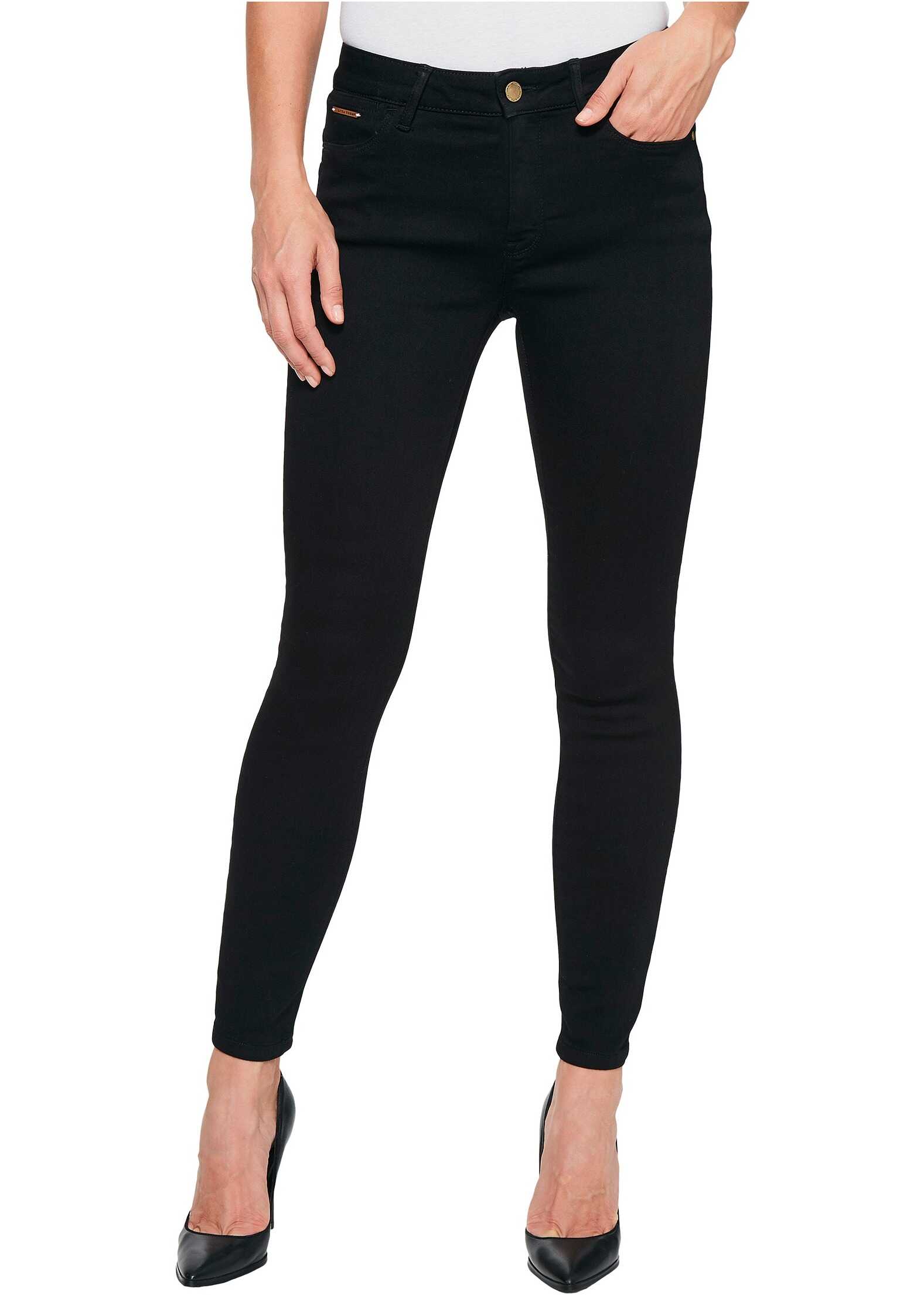 Blug Ivanka Trump Denim Skinny Ankle Jeans in Black* Black