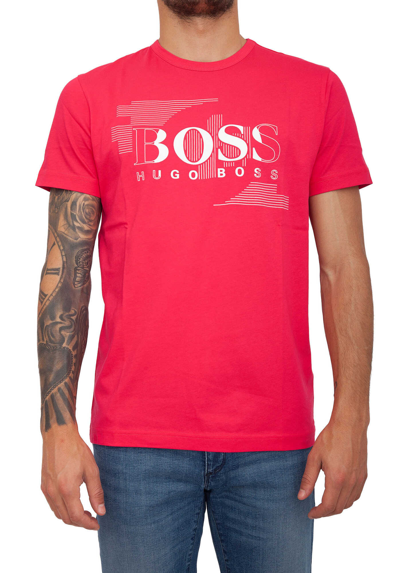 Tricou BOSS Hugo Boss C8A0F512 FUCHSIA