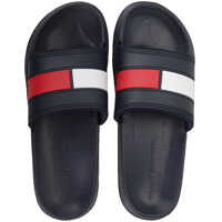 Slapi Tommy Hilfiger Flag Pool Slide In Navy Red White*
