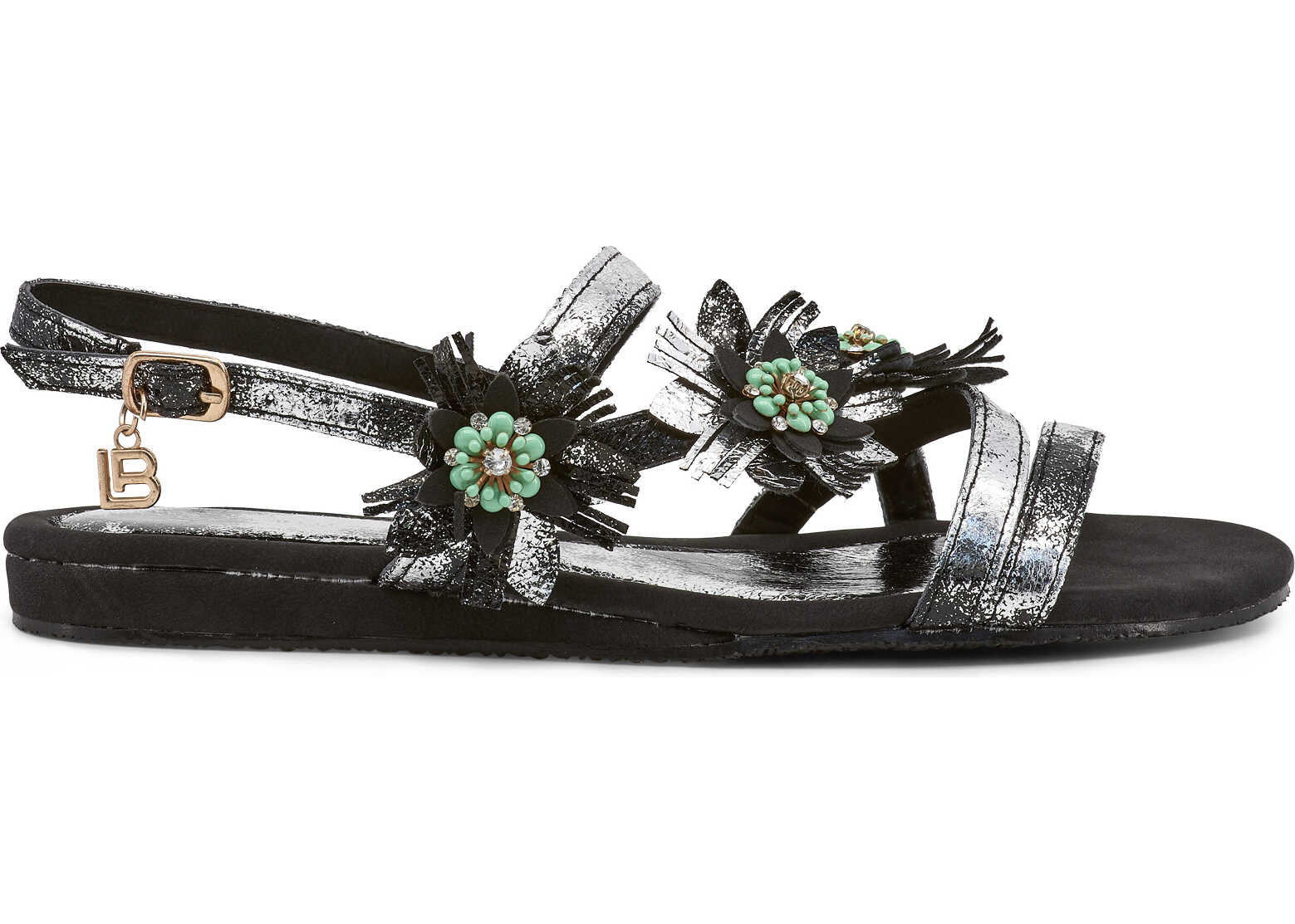 Sandala Laura Biagiotti 716_Specialnabuk BLACK