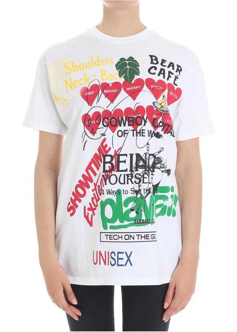 Tricou Vivienne Westwood Anglomania White Boxy Meaningless T-Shirt White
